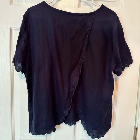 Linen J.Crew Blouse - Picture 2 of 3